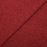 Jersey de polyester chiné rouge