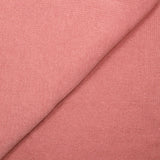 Jersey de polyester côtelé et gratté rose incarnadin