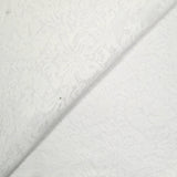 Jersey de polyester dévoré blanc