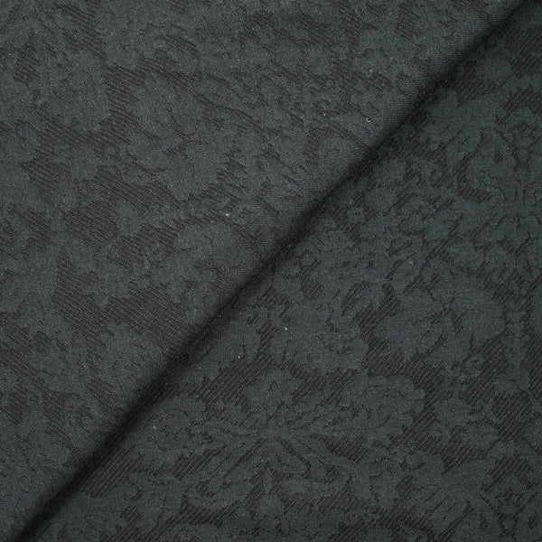 Jersey de polyester dévoré noir