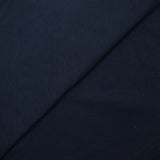 Jersey de polyester fin envers gratté bleu marine