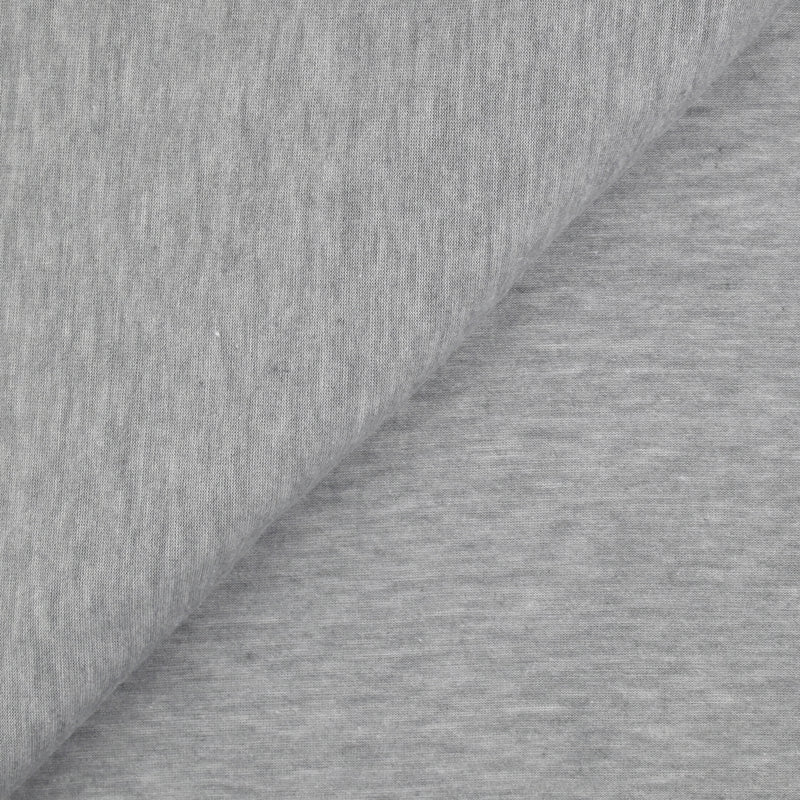 Jersey de polyester gris chiné