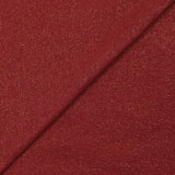 Jersey de polyester irisé doré fond rouge