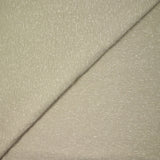 Jersey de polyester moucheté blanc fond grège