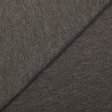Jersey de polyviscose marron gris chiné