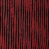 Jersey de polyviscose rayé brique