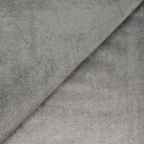 Jersey de velours côtelé tout doux gris