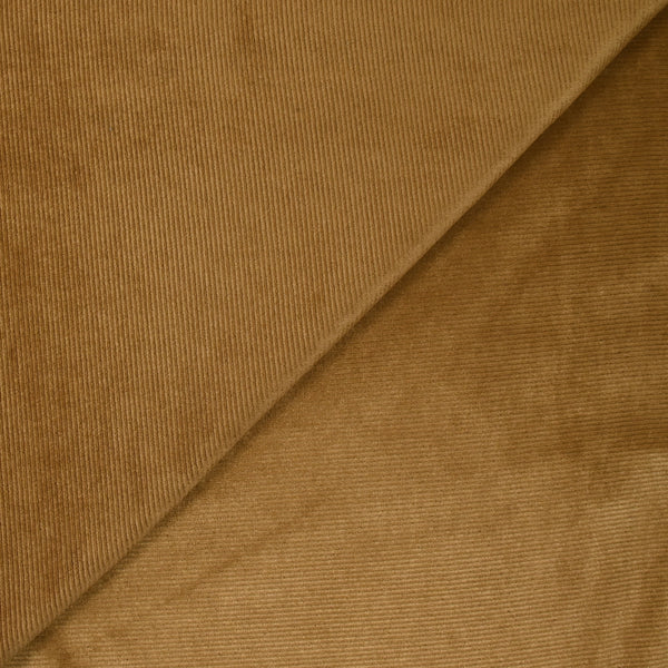 Jersey de velours côtelé tout doux ocre