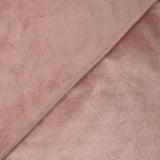 Jersey de velours côtelé tout doux rose poudré