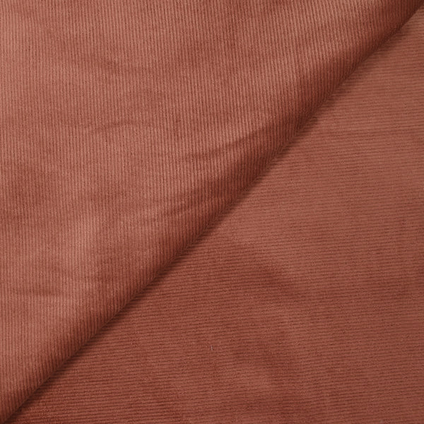 Jersey de velours côtelé tout doux rose saumon
