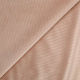 Jersey de velours côtelé vieux rose