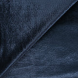 Jersey de velours ras thermocollé bleu nuit