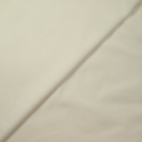 Jersey de velours tout doux blanc cassé