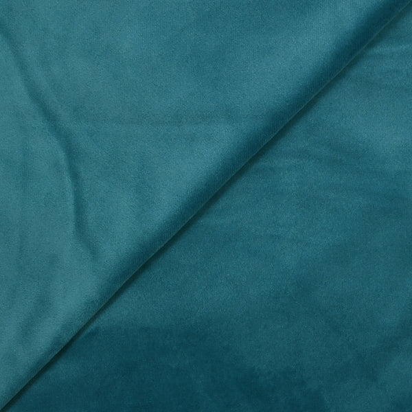 Jersey de velours tout doux bleu paon