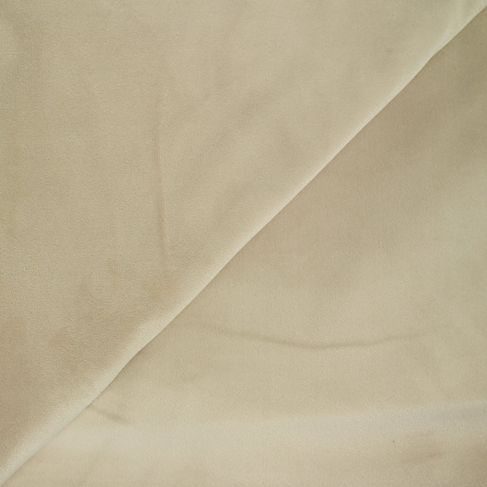 Jersey de velours tout doux sable – Les Coupons de Saint-Pierre