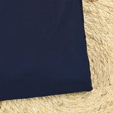 Jersey de viscose côtelé Livia marine