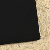 Jersey de viscose côtelé Mary noir