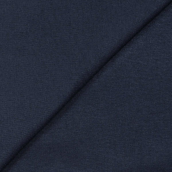 Jersey de viscose fin bleu nuit