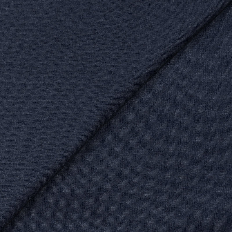 Jersey de viscose fin bleu nuit