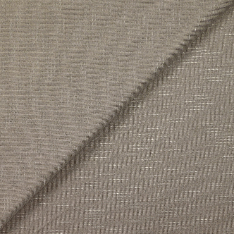 Jersey de viscose flammé argile