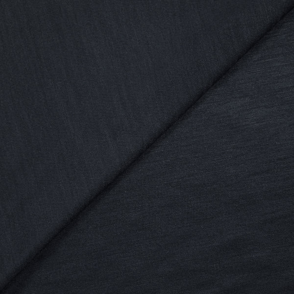 Jersey de viscose flammé bleu nuit