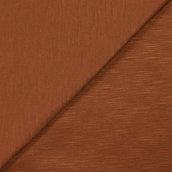 Jersey de viscose flammé cannelle