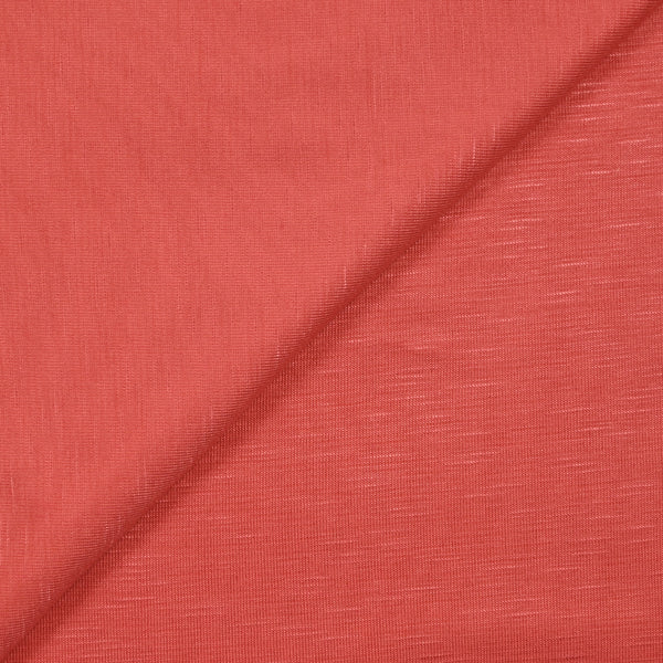 Jersey de viscose flammé corail