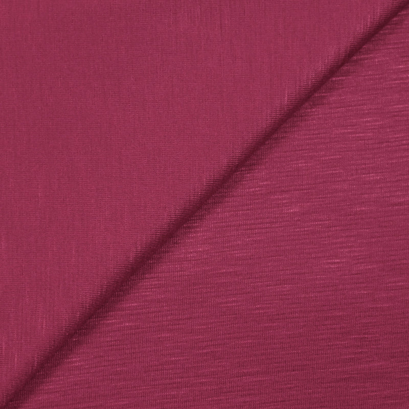 Jersey de viscose flammé magenta