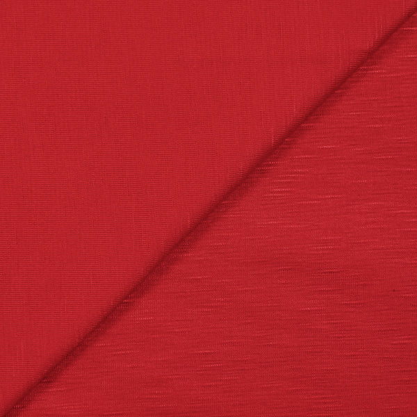 Jersey de viscose flammé rouge