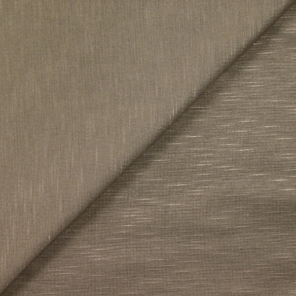 Jersey de viscose flammé taupe