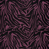 Jersey de viscose imprimé zèbre fond violet