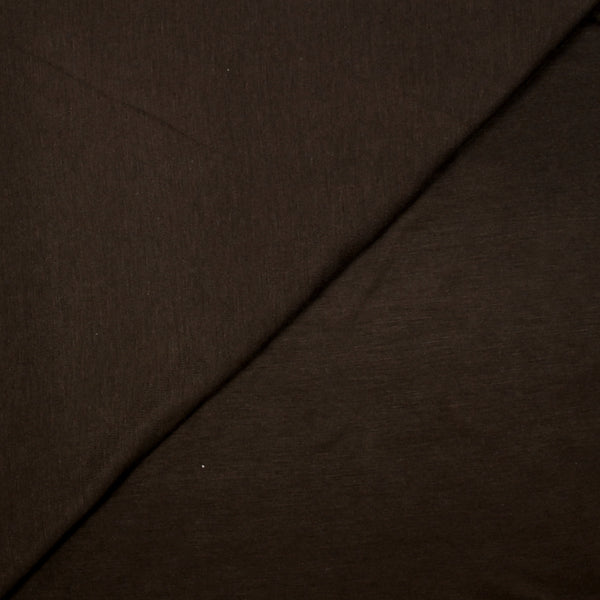 Jersey de viscose marron brun