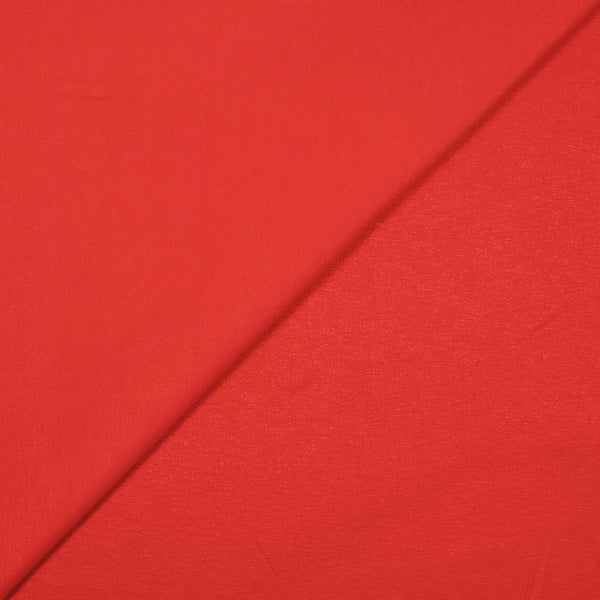 Jersey de viscose rouge feu