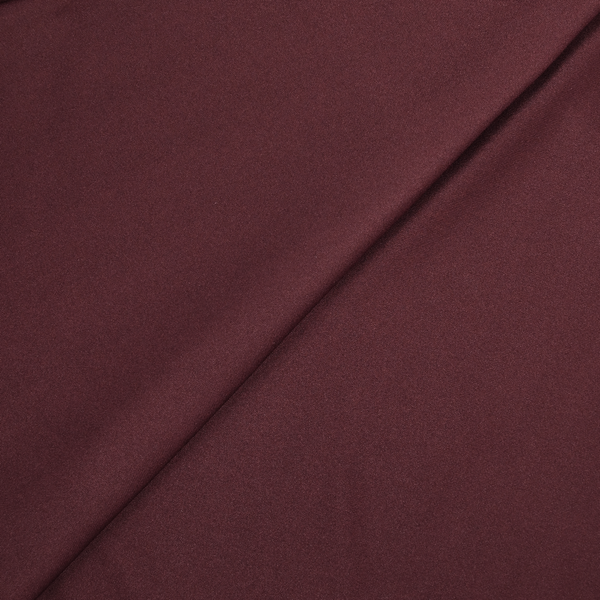 Jersey fin polyester satiné lie de vin