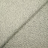 Jersey matelassé polycoton gris chiné clair