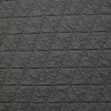 Jersey matelassé triangle fond anthracite chiné