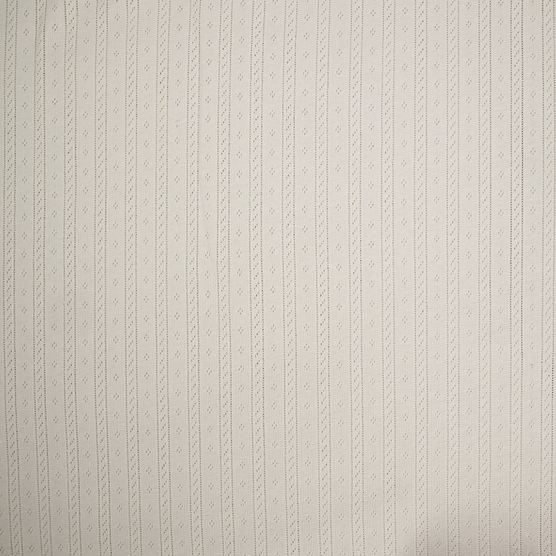 Jersey pointelle 100% coton blanc