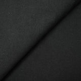 Jersey polycoton double face duveteux noir