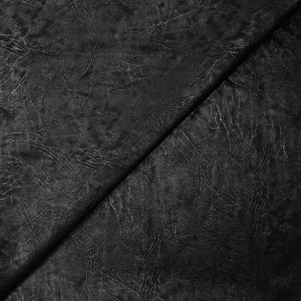 Jersey polyester effet marbré noir