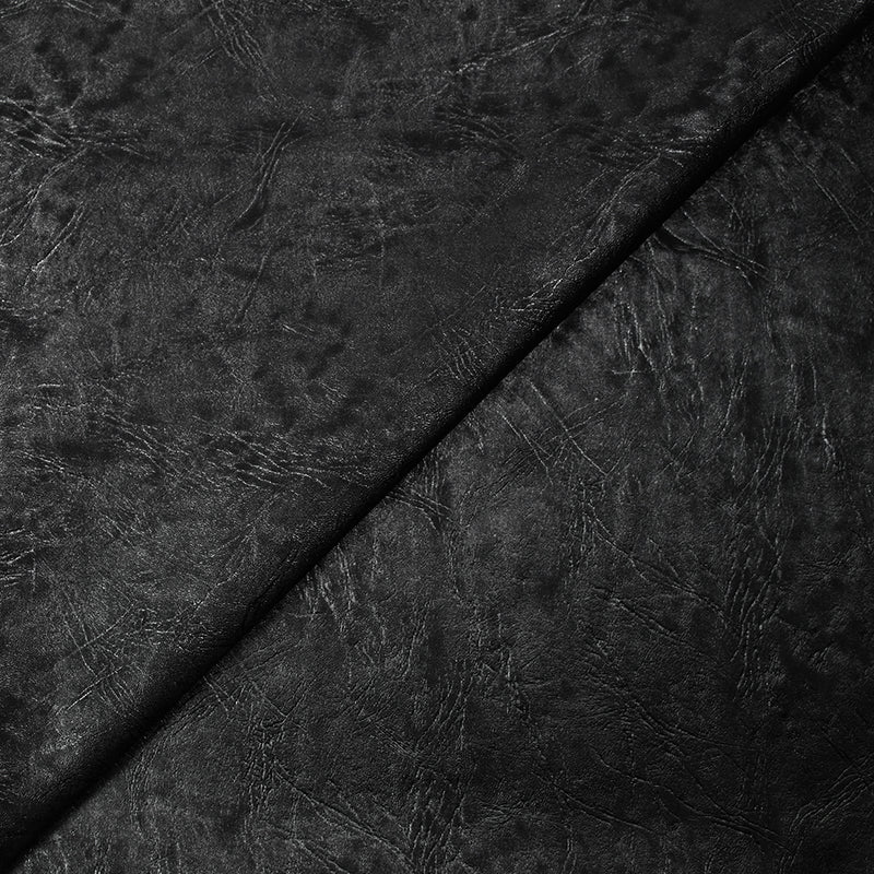 Jersey polyester effet marbré noir