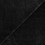 Jersey velours double face chiné noir