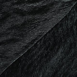 Jersey velours polyester ondulé noir