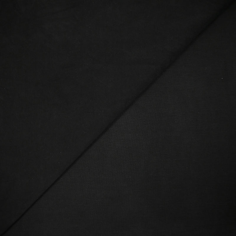 Jersey viscose peau de pêche noir
