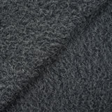 Lainage bouclette à poil long anthracite
