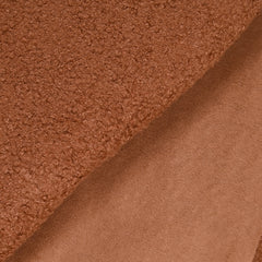 Lainage bouclette envers polaire camel