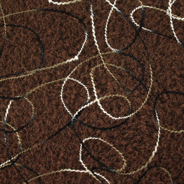 Lainage bouclette fantaisie Sophia marron