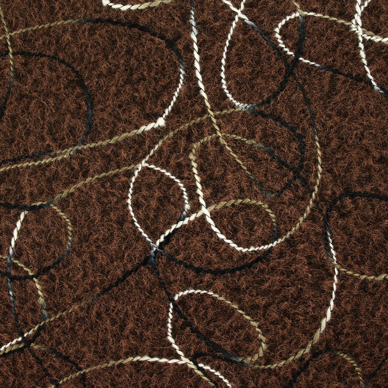 Lainage bouclette fantaisie Sophia marron