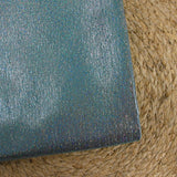 Lamé de polyamide et acétate holographique bleu