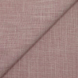 Lin et coton tissé-teint blanc, taupe et rose