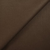 Lin et coton uni chevron marron